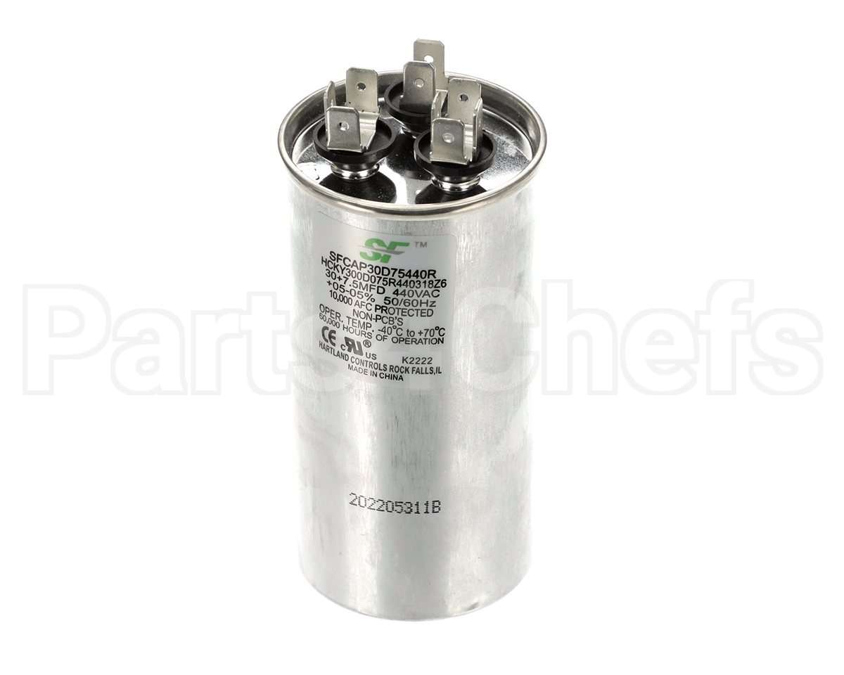 SFCAP30D75440R Trane Capacitor; 30+7.5Mfd 440V Round Run Capa