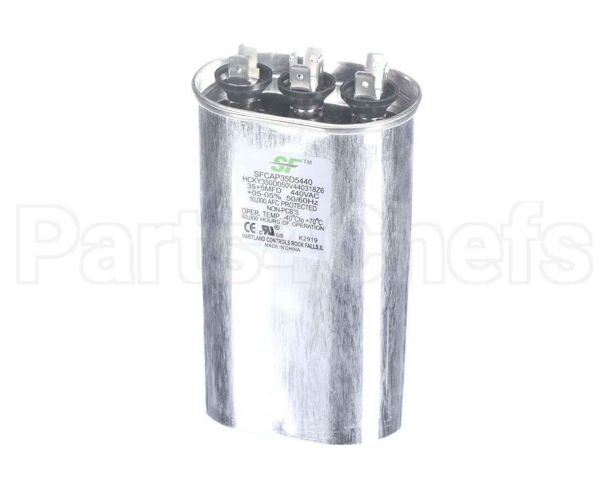 SFCAP35D5440 Trane Capacitor; 35+5Mfd 440V Oval Run Capacit