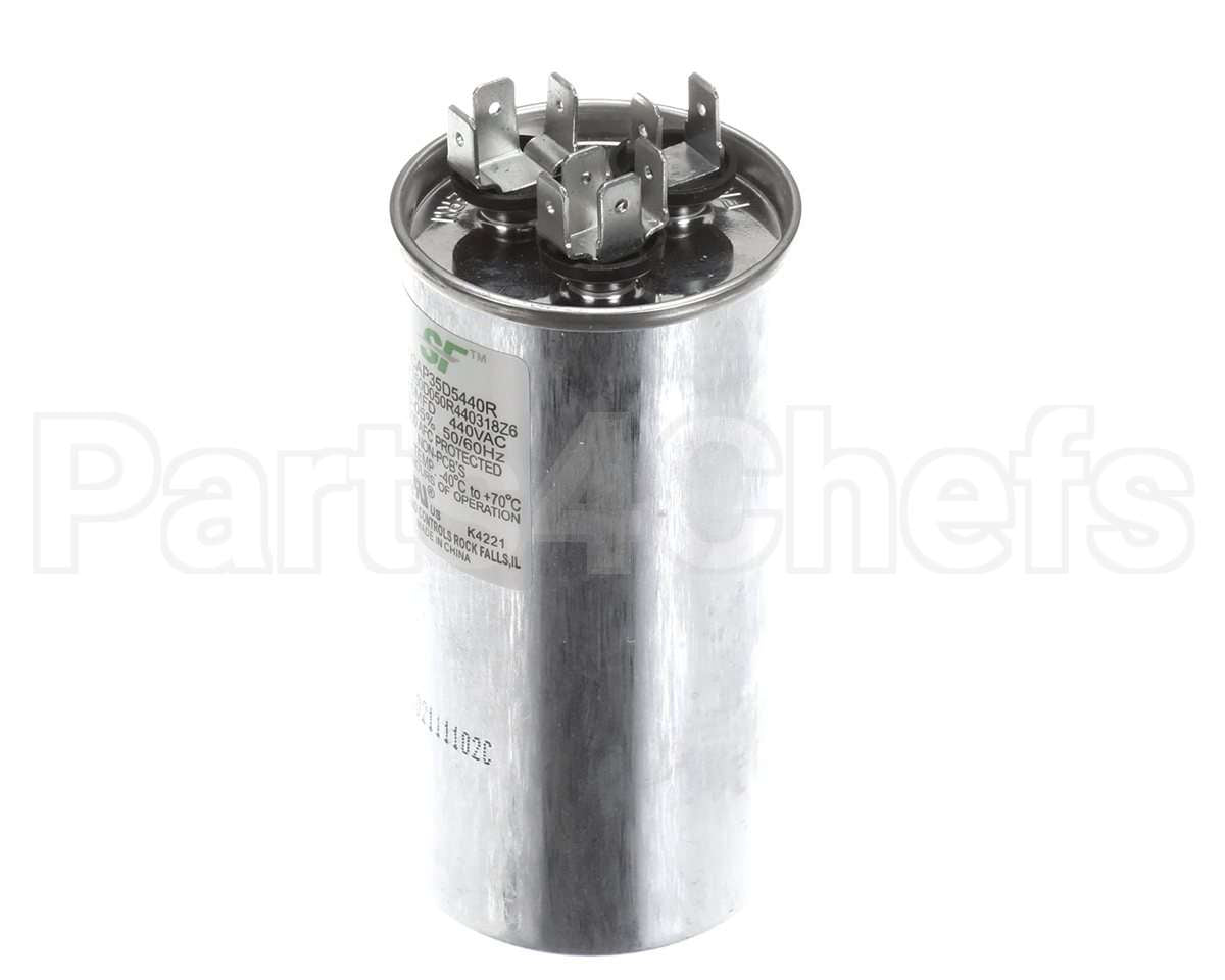 SFCAP35D5440R Trane Capacitor; 35+5Mfd 370/440V Round Run Ca