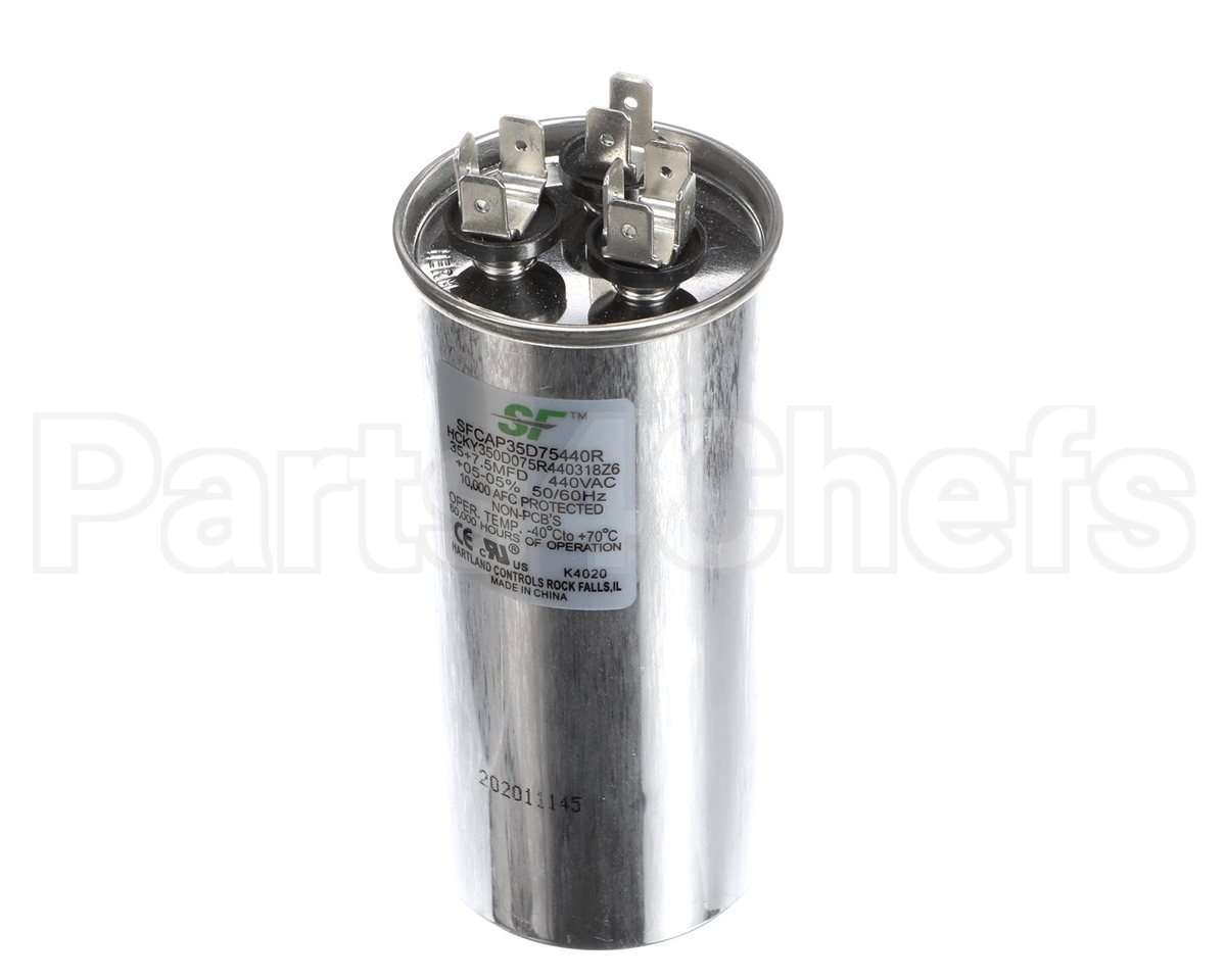 SFCAP35D75440R Trane Capacitor; 35+7.5Mfd 440V Round Run Capa