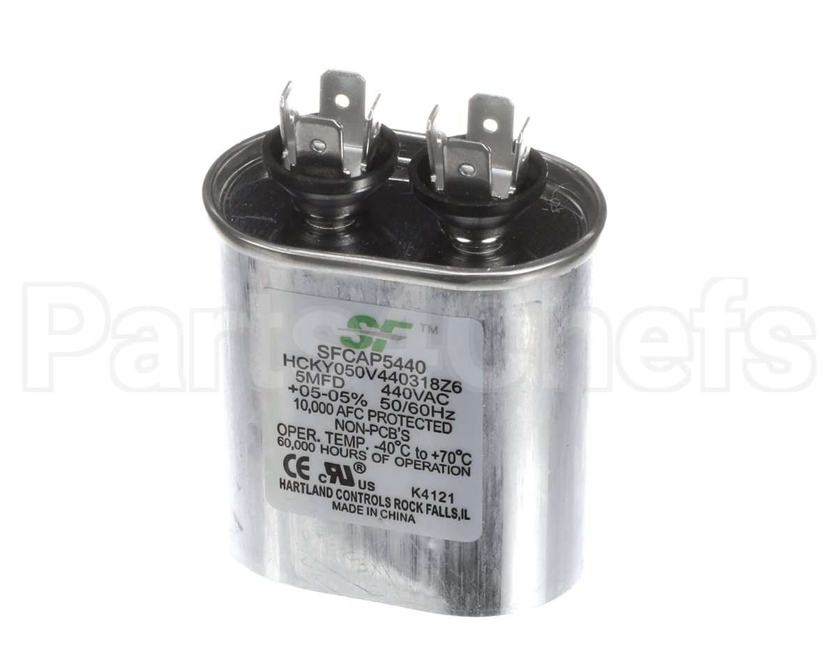 SFCAP5440 Trane Capacitor, 5Mfd 370/440V Oval