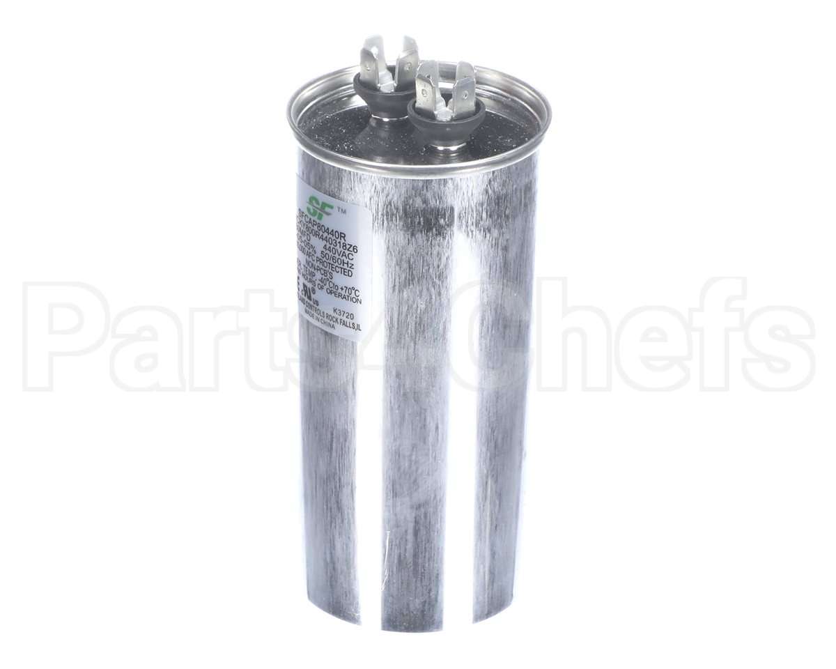 SFCAP80440R Trane Capacitor; 80Mfd 370/440V Round Run Capa