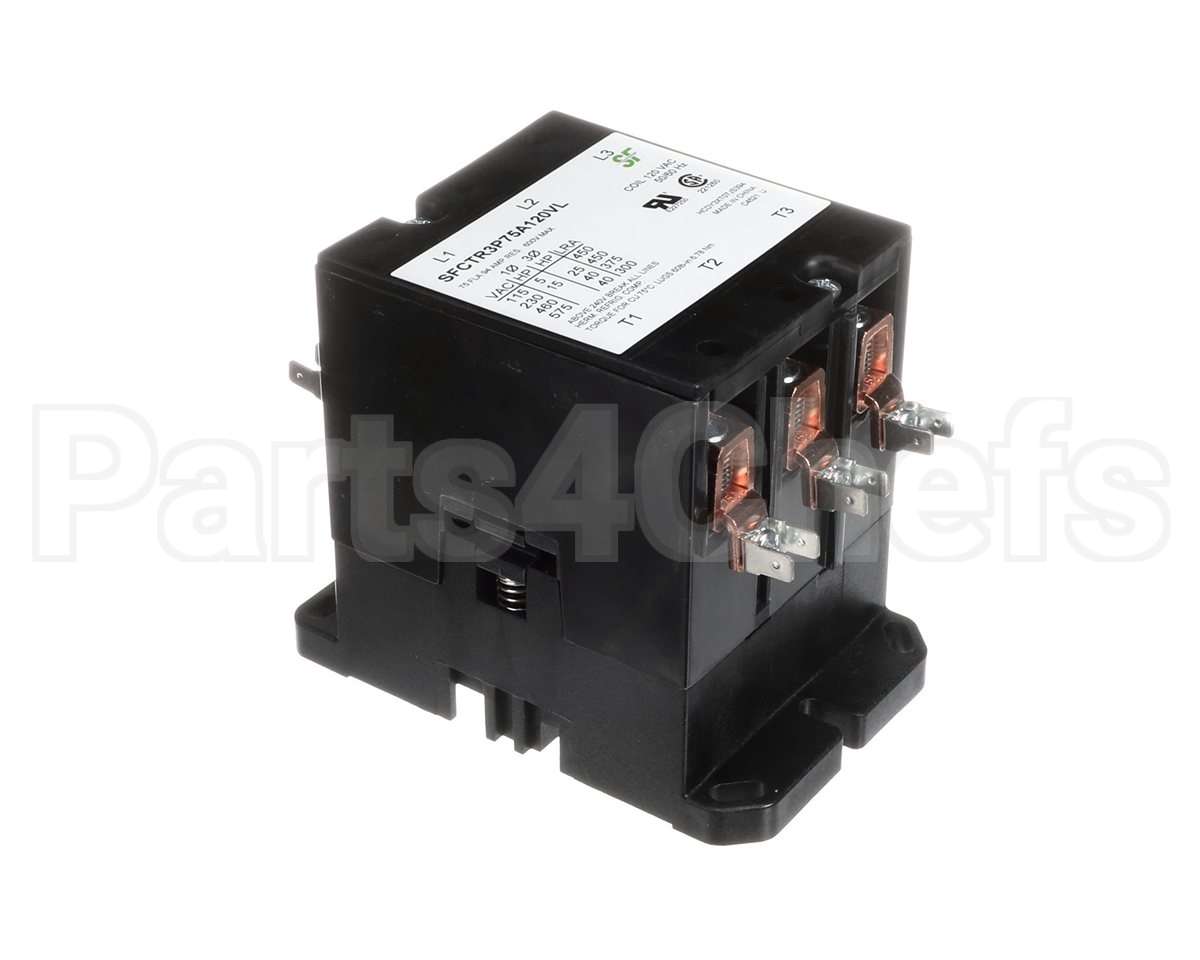 SFCTR3P75A120VL Trane Contactor; 3P 75A 120Vac / Lugs