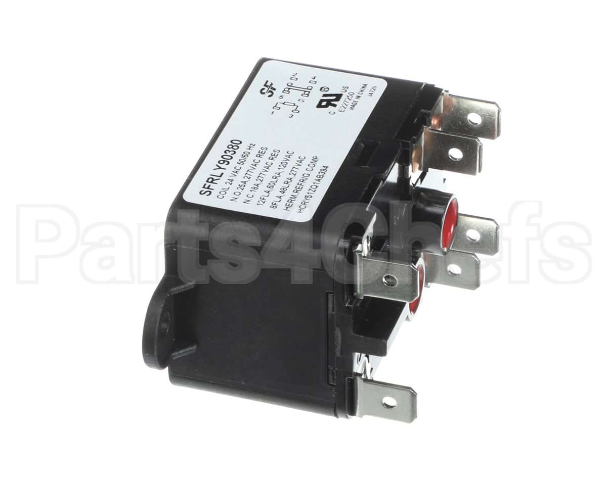 SFRLY90380 Trane Relay; 1No/1Nc, 24 Vac, 50/60Hz, 1/4In