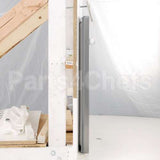 SK-200-39300-01 Traulsen 1/2 W A/R Line Door W/Snap Gsk