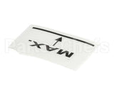 SL300951248 Carpigiani Mix Maximum Level Decal