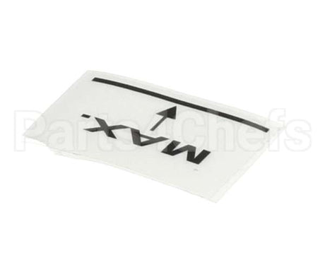 SL300951248 Carpigiani Mix Maximum Level Decal