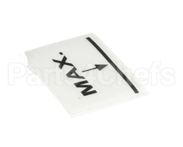 SL300951248 Carpigiani Mix Maximum Level Decal