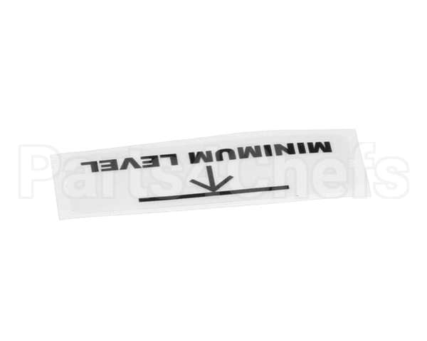 SL300951249 Carpigiani Mix Minimum Level Decal