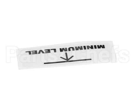 SL300951249 Carpigiani Mix Minimum Level Decal