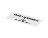 SL300951249 Carpigiani Mix Minimum Level Decal