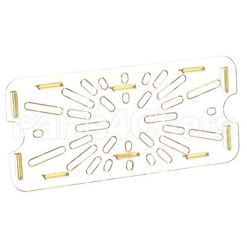 SP-326 Compatible Cambro 1/3 Size Drain Shelf 150 High Heat Amber