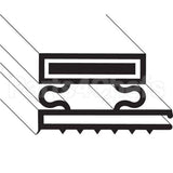 SRK7000272-24 Compatible Sertek Door Gasket - 18.5 X 21.5
