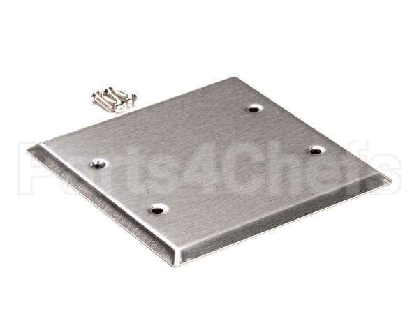 SS23 Hubbell Lighting Wall Plate Ss Two Gang Blank