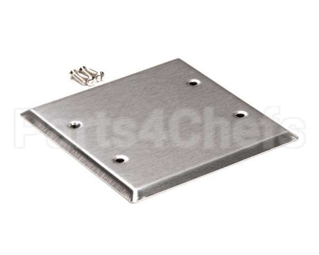 SS23 Hubbell Lighting Wall Plate Ss Two Gang Blank