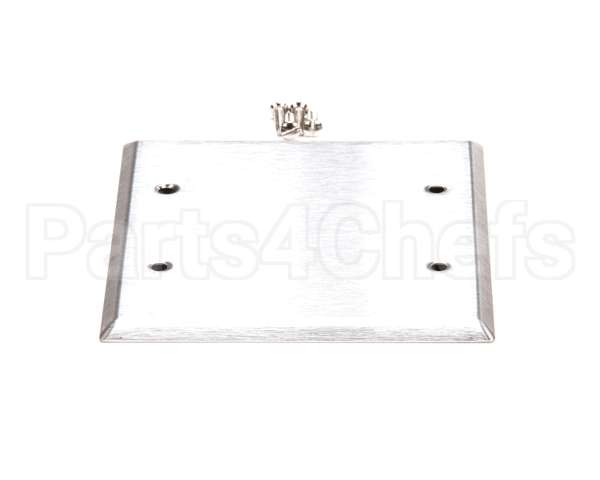 SS23 Hubbell Lighting Wall Plate Ss Two Gang Blank