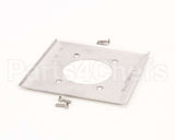 SS703 Hubbell Lighting Cover 2 Gang 2.156" Hole Ss