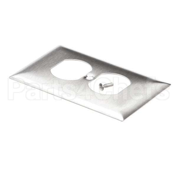 SS8 Compatible Hubbell Wall Plate Ss 1 Gang Dup Recpt