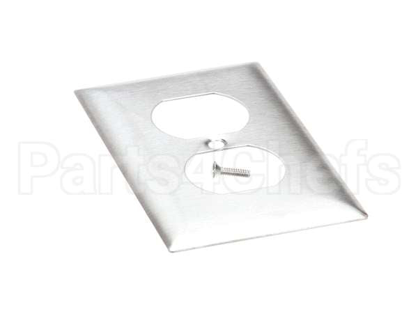 SS8 Hubbell Lighting Wall Plate Ss 1 Gang Dup Recpt