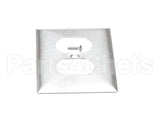 SS8 Hubbell Lighting Wall Plate Ss 1 Gang Dup Recpt