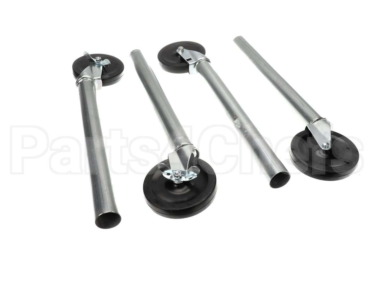 SU-25S Advance Tabco Caster, 5 Set 4 Locking
