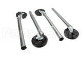 SU-25S Advance Tabco Caster, 5 Set 4 Locking