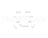 T1438 San Jamar Replacement Lock Finger Placar