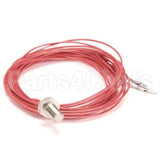 TBP00191 Compatible Delfield Thermistor, Hi Temp, Red, 8"