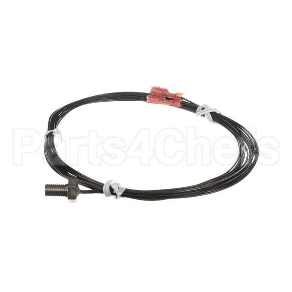 TBP00336 Compatible Delfield Thermistor, Hi-Temp, Blk, 8"