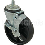 TRBAM726500200 Compatible Turbo Air Caster, Stem5"Od, 3/8-13, W/Brk