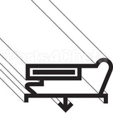 TRSVC-60256-00 Compatible Traulsen Gasket, Ref 22-3/4" X 59- 3/4" - Santoprene
