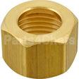 TS63F Compatible TS Brass Nut, Tailpiece, 1/2" Npt F