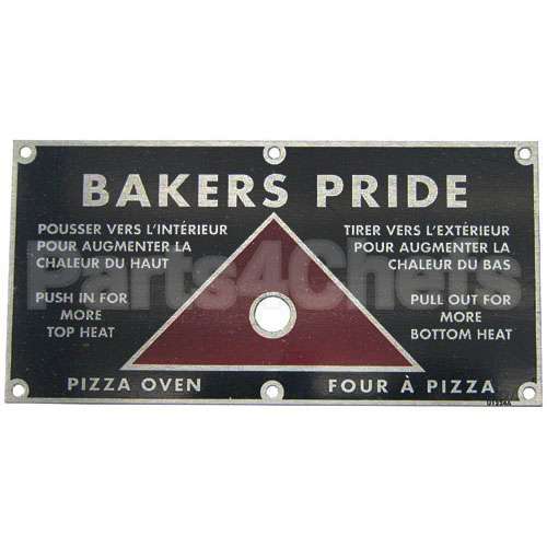 U1224A Compatible Bakers Pride Plate