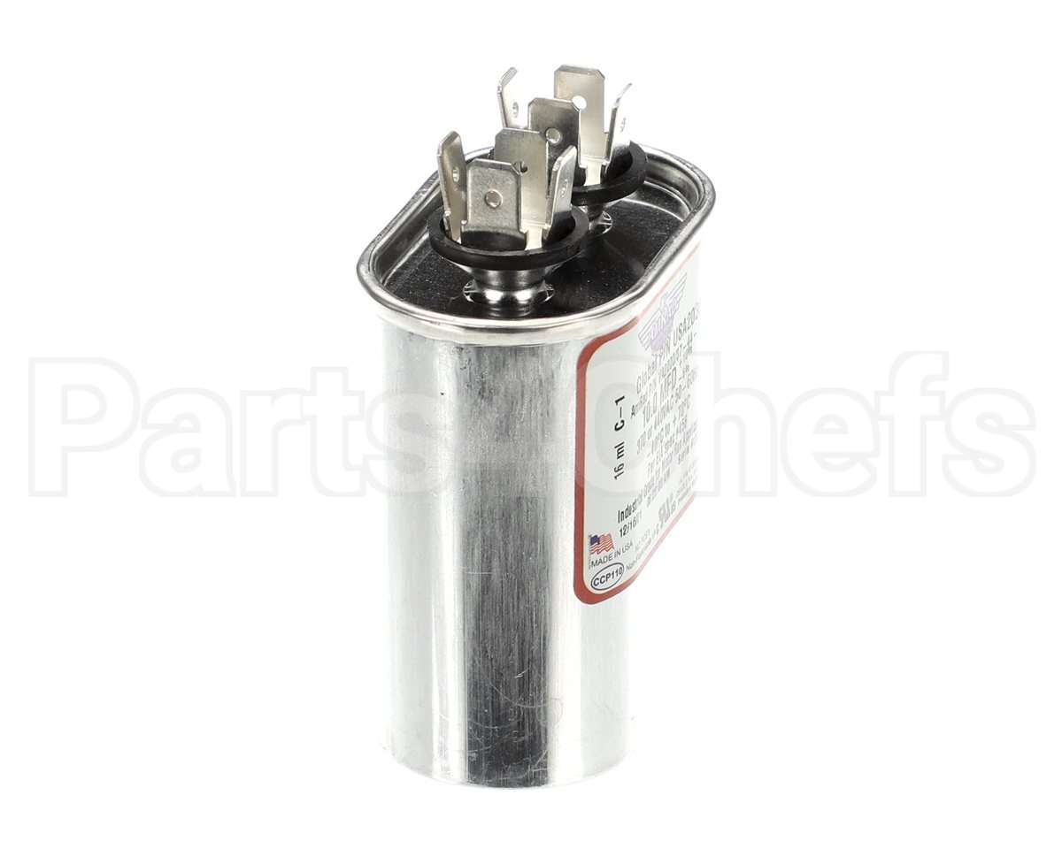 USA2035 Trane Capacitor; 10Mfd 370/440V Oval Usa Made