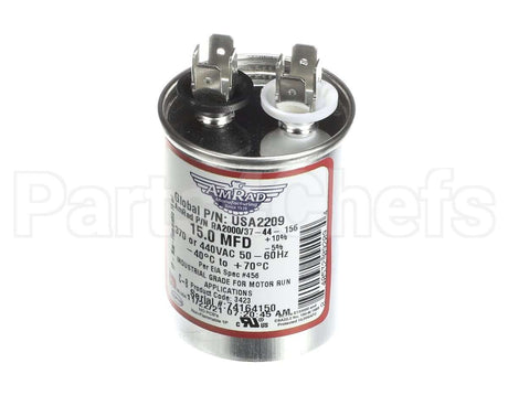 USA2209 Trane Capacitor; 15Mfd 370/440V Round Usa Made
