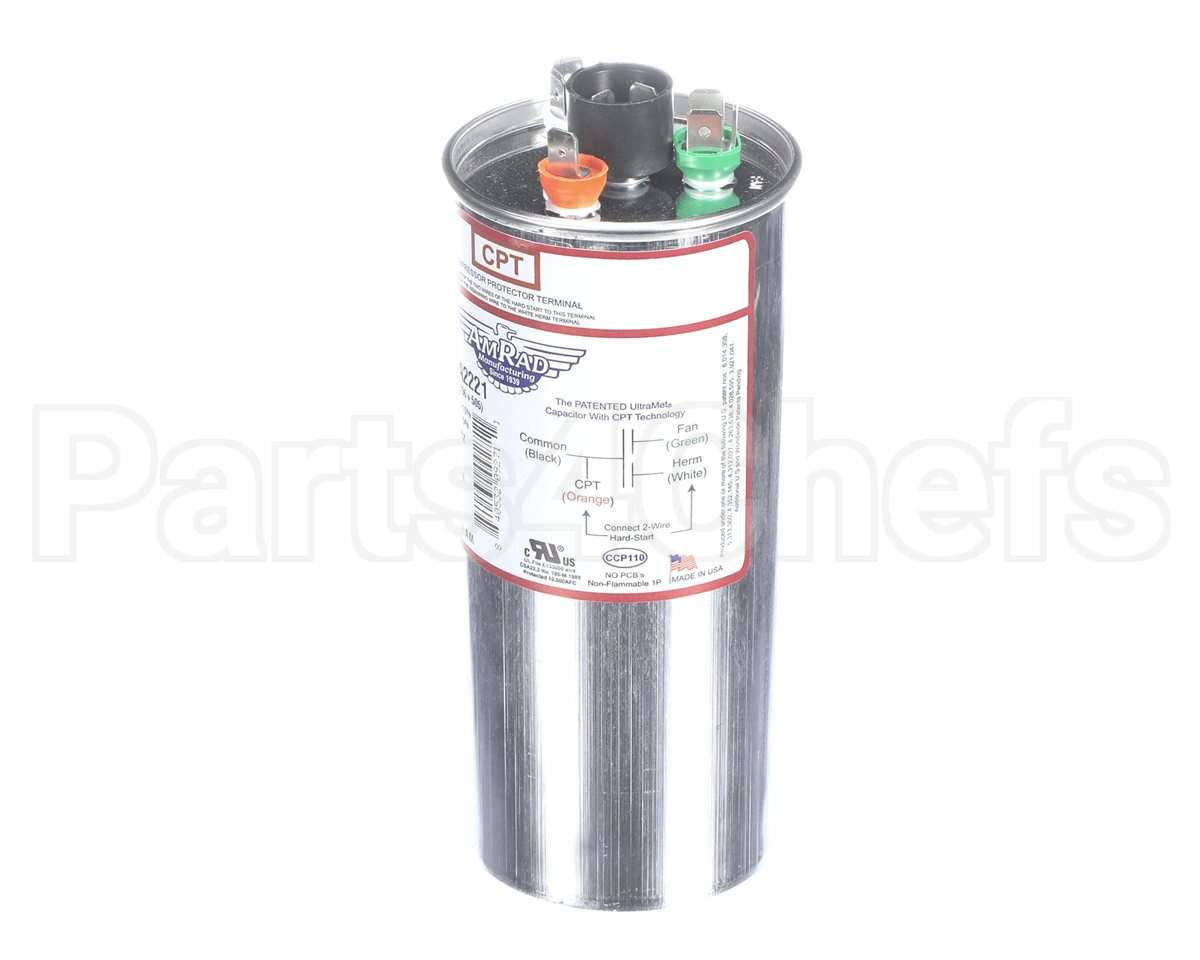 USA2221 Trane Capacitor; 70/5Mfd 370/440V Rnd Usa Made