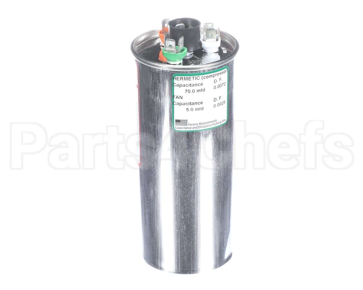 USA2221 Trane Capacitor; 70/5Mfd 370/440V Rnd Usa Made