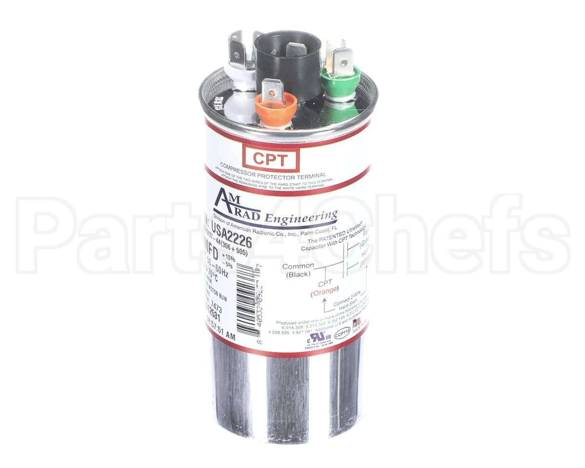 USA2226 Trane Capacitor; 30/5Mfd 370/440V Rnd Usa Made