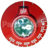 VH111680-2 Compatible Vulcan Dial 2-3/8 D, Off-Low-250-500