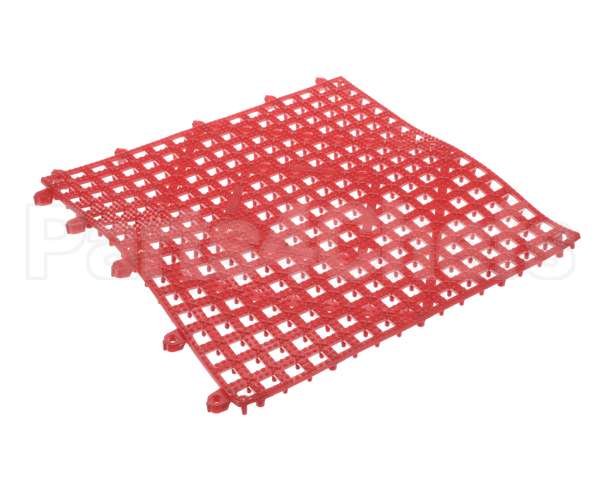 VM5280RD San Jamar Versa-Mat 1'X1' Bar Mat, Red C&C