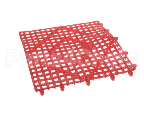 VM5280RD San Jamar Versa-Mat 1'X1' Bar Mat, Red C&C