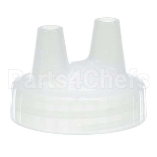 VOL2200131415P Compatible Vollrath Ketchup Lid - Double Tip, Clear