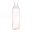 VOL2212-13 Compatible Vollrath Bottle, Squeeze, Twin Tip, 12Oz