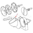 VS99D Compatible Midwest Appliance Parts Door Shredder Attach