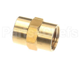 VT487S Biro Coupling 1/4Fpt 7/8 L 11/16 W,Brass