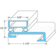 VT50384301 Compatible Victory Door Gasket