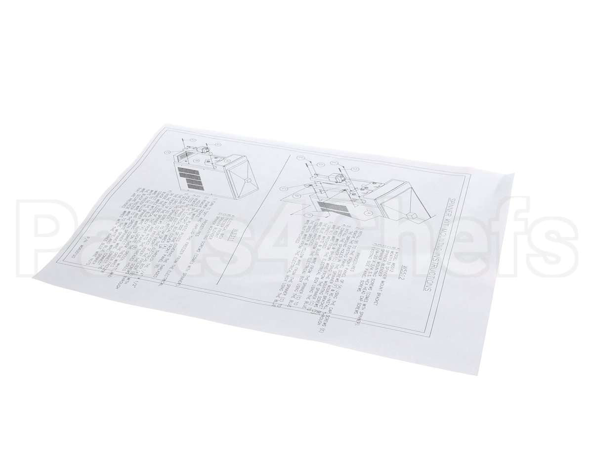 W0600120 Grindmaster Cecilware Instruction Sheet,Spinner Kit