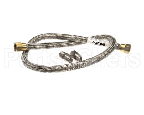 W50B48 Dormont Hi-Psi Water Connector, 1/2 Dia., 48 L