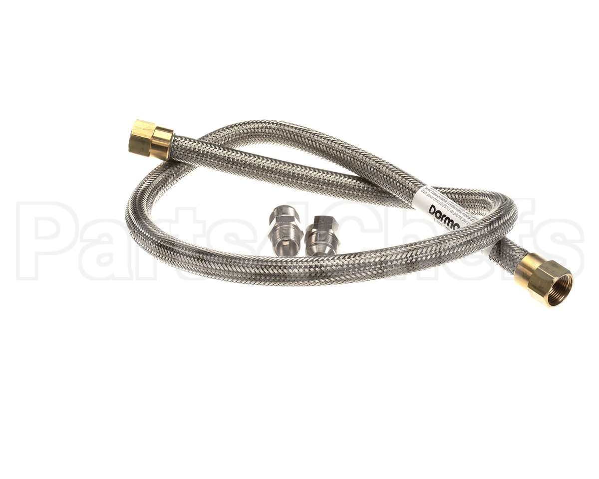W50B48 Dormont Hi-Psi Water Connector, 1/2 Dia., 48 L