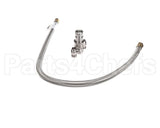 W75B2Q48 Dormont Hi-Psi Water Connector, 3/4 Dia., 48 L,